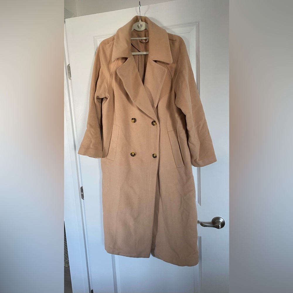 ESQUALO Classic Tan Trench Coat